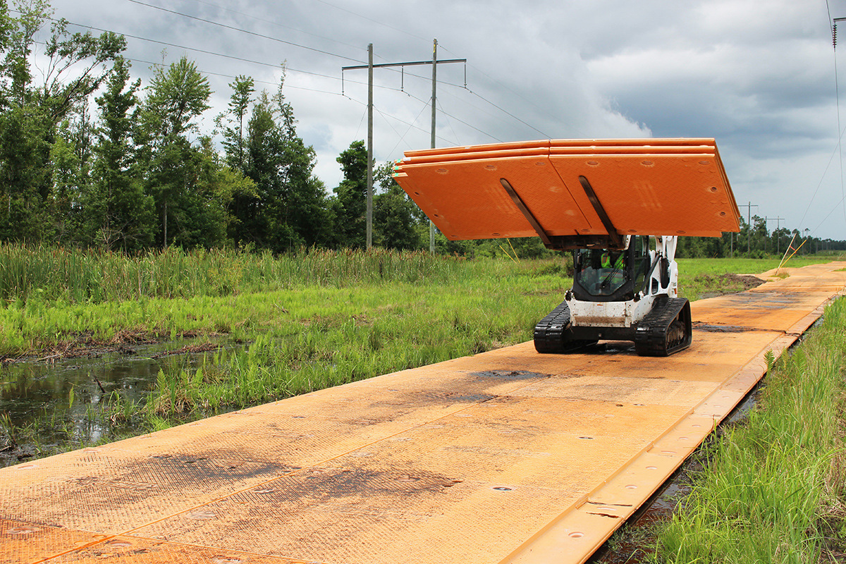 MegaDeck HD+ composite mats for site access